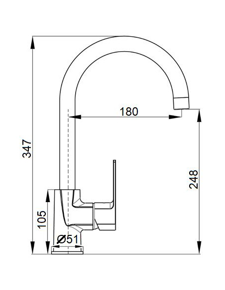 Кухонный смеситель MAGMA MALTA MG-2555 - 4