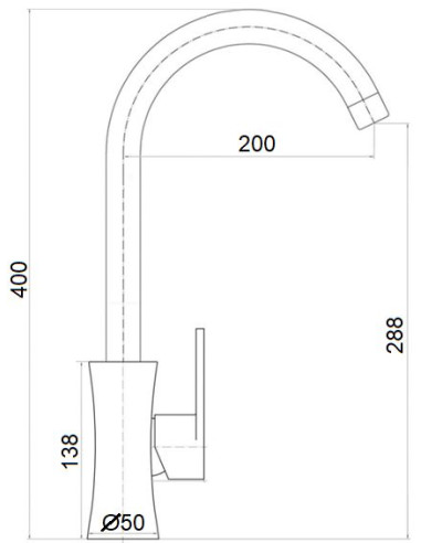 Kitchen sink faucet MG1954, GAUJA - 2