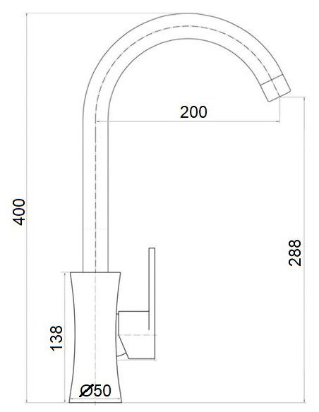 Kitchen sink faucet MG1954, GAUJA - 2