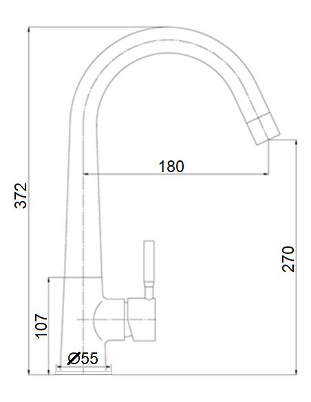 Virtuvės plautuvės maišytuvas MG-2053, ABAVA - 5