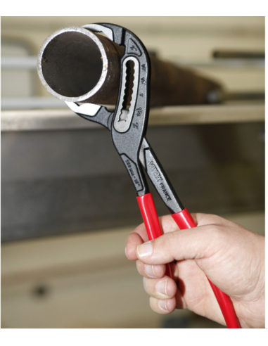 Pipe pliers with extra wide jaw opening 35mm, L-180mm VIRAX 18212 - 3