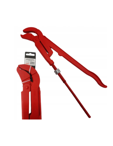 VIRAX 1" pipe wrench, angled jaws, 010434 - 3