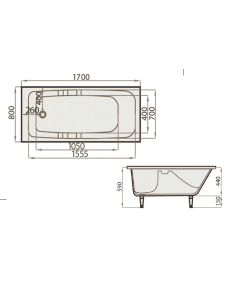 Баня «София»,1700 X 800 - 2 2