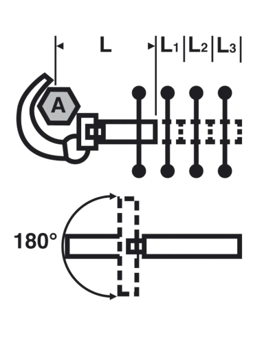Ключ для мойки VIRAX 1.1/2 - 1