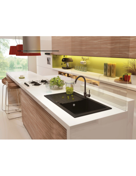 Deante kitchen sink Zorba, ZQZ_N11A, black - 3 Deante kitchen sink Zorba, ZQZ_N11A, black - 3