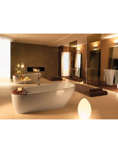 AQUATECH Brīvi stāvoša vanna 170x56x70cm, balta - 5