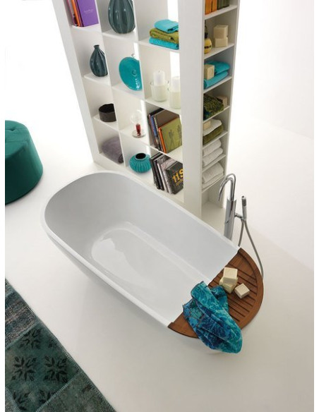 AQUATECH Brīvi stāvoša vanna 170x56x70cm, balta - 6