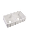Kerasan ceramic kitchen sink Surrey, 103x47 cm, white - 1