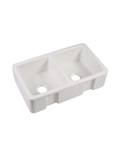 Kerasan ceramic kitchen sink Surrey, 103x47 cm, white - 1 2