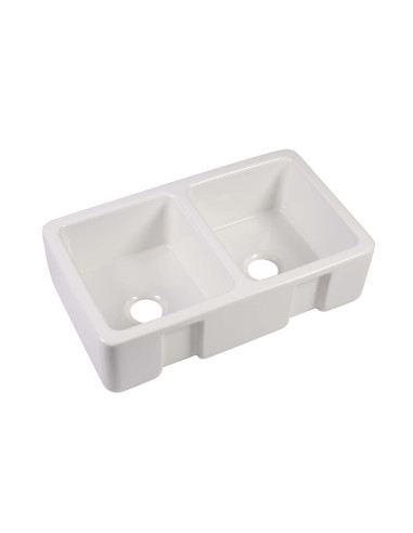 Kerasan ceramic kitchen sink Surrey, 103x47 cm, white - 2