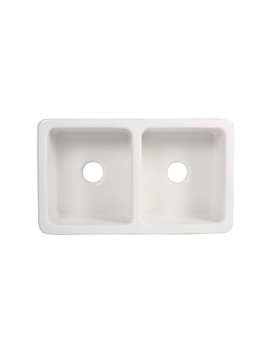 Kerasan ceramic kitchen sink Surrey, 103x47 cm, white - 3