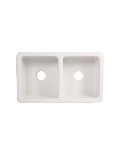 Kerasan ceramic kitchen sink Surrey, 103x47 cm, white - 3 Kerasan ceramic kitchen sink Surrey, 103x47 cm, white - 3