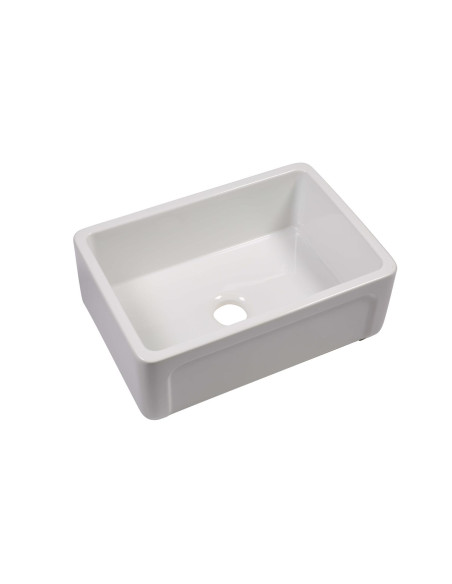 keramikas virtuves izlietne Yorkshire, 75x47 cm, balta, grozāma - 1 keramikas virtuves izlietne Yorkshire, 75x47 cm, balta, grozāma - 1