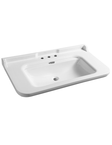 WALDORF keramikas izlietne 120x55cm, 3 atveres, balta - 1