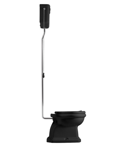 RETRO komplekts 1 mat melns , S-trap, hromēta furnitūra - 2