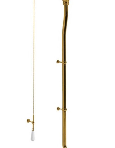 RETRO komplekts 1 mat melns , S-trap, bronzēta furnitūra - 3