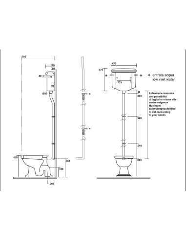 RETRO komplekts 1 , S-trap, hromēta furnitūra - 3