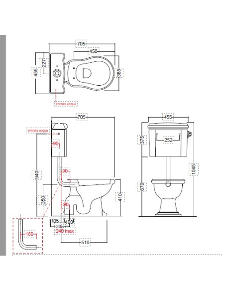 RETRO komplekts 2 , S-trap, hromēta furnitūra - 3
