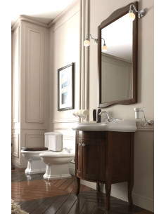 RETRO monobloks, S-trap, bronzēta skalošanas poga - 1 2