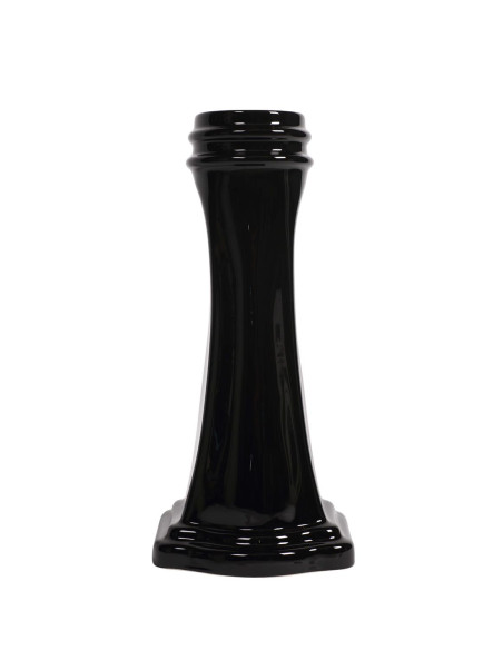 RETRO izlietnes pjedestāls, spīdīgi melns - 1