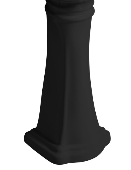 RETRO izlietnes pjedestāls, matēts melns - 1 RETRO izlietnes pjedestāls, matēts melns - 1