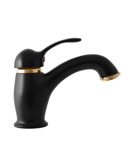 Basin lever mixer LABE BLACK MATT/GOLD - Barva černá matná/zlato,Rozměr 3/8''