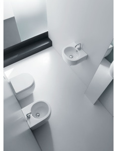 sienas stiprinājuma izlietne Flo, 40x37 cm - 1 2