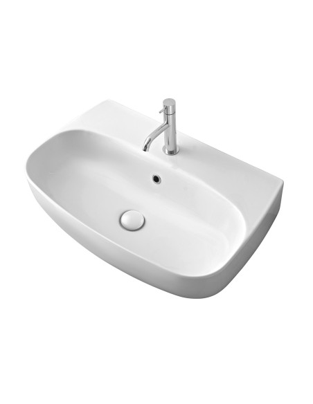 izlietne Nolita 50x45x15 cm, balta Tech (antibakteriāla virsma) - 1 izlietne Nolita 50x45x15 cm, balta Tech (antibakteriāla virsma) - 1