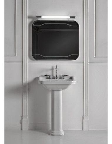 Izlietne Waldorf 80x55 cm, iekļauts bronzas pārplūdes gredzens (811393+414101) - 3