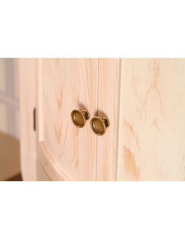 RETRO tualetes galdiņš 60x80x45cm, vecs balts, izlietne nav iekļauta - 4