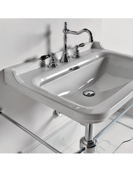 Waldorf bonzēta grīdas iekārta ar stikla plauktu 80 cm izlietnei 4141K3 (919793+920001+920293) - 3 Waldorf bonzēta grīdas iekārta ar stikla plauktu 80 cm izlietnei 4141K3 (919793+920001+920293) - 3