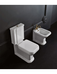 wc Waldorf, hromēta skalošanas poga, universāls izvads - 1 2