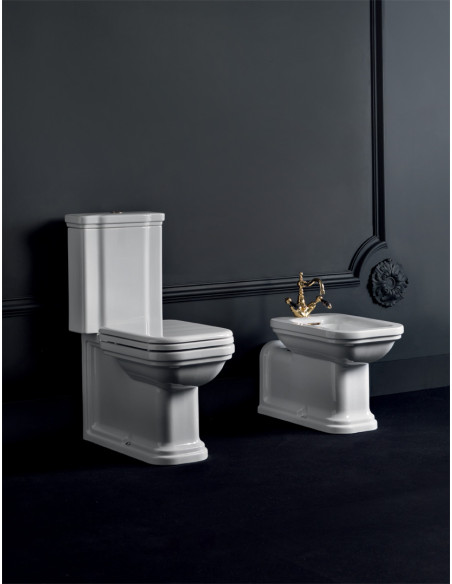 wc Waldorf, hromēta skalošanas poga, universāls izvads - 4 wc Waldorf, hromēta skalošanas poga, universāls izvads - 4