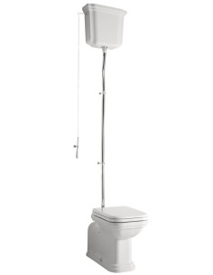 wc Waldorf +augsta līmeņa tvertne, hromēti piederumi, universāls izvads - 1