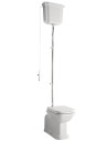wc Waldorf +augsta līmeņa tvertne, hromēti piederumi, universāls izvads - 1