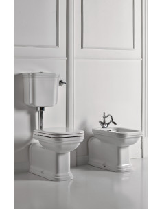 wc Waldorf + zema līmeņa tvertne, bronzētas veidgabali, universāls izvads - 1 2