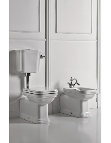 wc Waldorf + zema līmeņa tvertne, bronzētas veidgabali, universāls izvads - 2