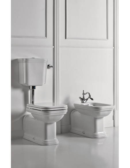 wc Waldorf + zema līmeņa tvertne, bronzētas veidgabali, universāls izvads - 2