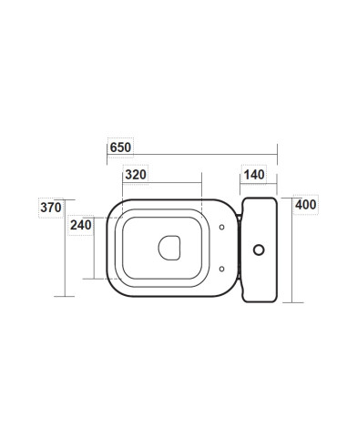 wc Waldorf + zema līmeņa tvertne, bronzētas veidgabali, universāls izvads - 5
