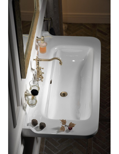 WALDORF Keramikas izlietne 120x55cm, balta - 4