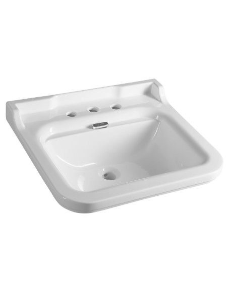 WALDORF keramikas izlietne 60x55cm, 3 atveres, balta - 1