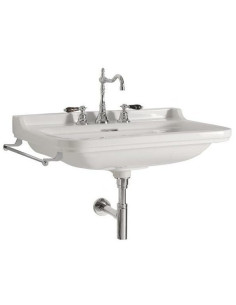 WALDORF keramikas izlietne 60x55cm, 3 atveres, balta - 1 2