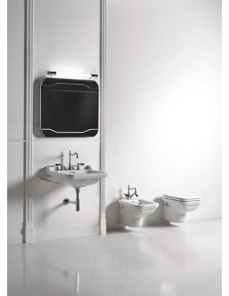 WALDORF keramikas izlietne 60x55cm, 3 atveres, balta - 4