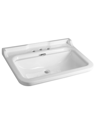 WALDORF 3 caurumu keramikas izlietne 80x55cm, balta - 1