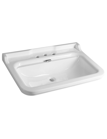 WALDORF 3 caurumu keramikas izlietne 80x55cm, balta - 1
