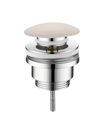 Aizverams universāls apakšējais vārsts Kerasan 5/4´´ ar keramikas aizbāzni, pelēks matēts - 1 Aizverams universāls apakšējais vārsts Kerasan 5/4´´ ar keramikas aizbāzni, pelēks matēts - 1