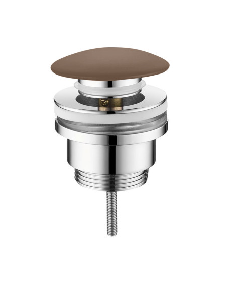 Aizverams universāls apakšējais vārsts Kerasan 5/4´´ ar keramikas aizbāzni, brūns matēts - 1 Aizverams universāls apakšējais vārsts Kerasan 5/4´´ ar keramikas aizbāzni, brūns matēts - 1