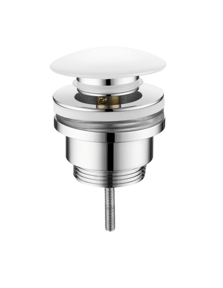 Noslēdzams universāls apakšējais vārsts Kerasan 5/4´´ ar keramikas aizbāzni, balts Tech (antibakteriāla virsma) - 1 Noslēdzams universāls apakšējais vārsts Kerasan 5/4´´ ar keramikas aizbāzni, balts Tech (antibakteriāla virsma) - 1