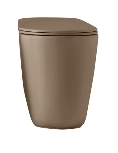 bezmalas grīdas tualete Nolita, lazdu riekstu matēts - 3