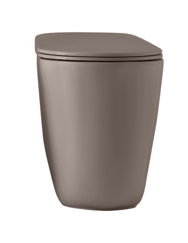 bezmalu grīdas tualete Nolita, dzelzs matēts - 3